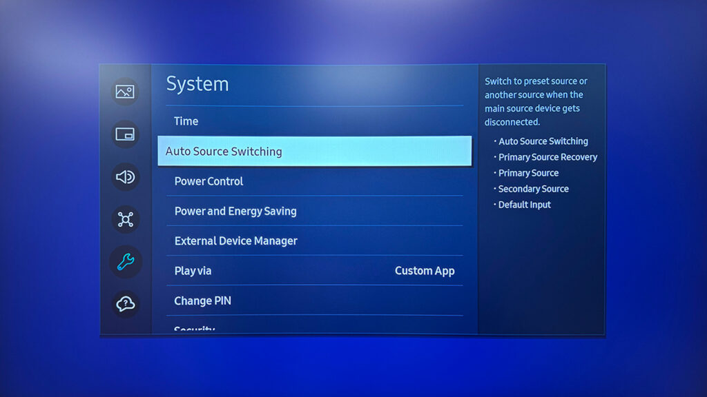 Samsung Display - Settings